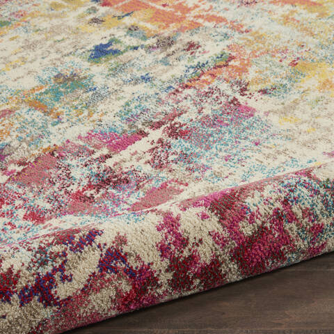 Nourison Celestial Purple Round 710 X 710 Area Rug 805-112833 Image 2