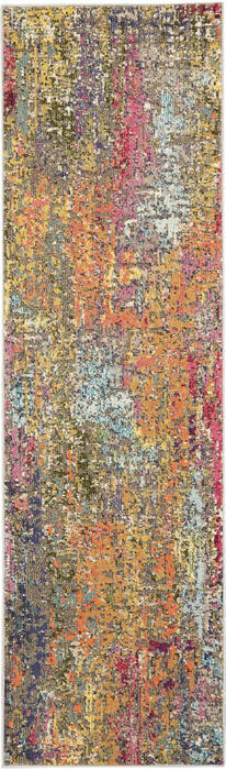 Nourison Celestial Multicolor Runner 20 X 60 Area Rug 805-112836 Image 0