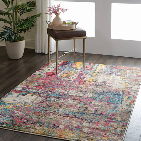 Nourison Celestial Multicolor 311 X 511 Area Rug 805-112838 Image 6