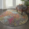 Nourison Celestial Multicolor Round 40 X 40 Area Rug  805-112842 Thumb 3