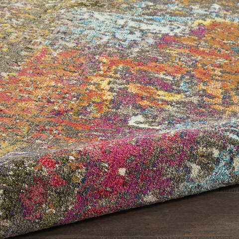 Nourison Celestial Multicolor Round 53 X 53 Area Rug 805-112843 Image 2