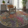 Nourison Celestial Multicolor Round 710 X 710 Area Rug  805-112845 Thumb 5