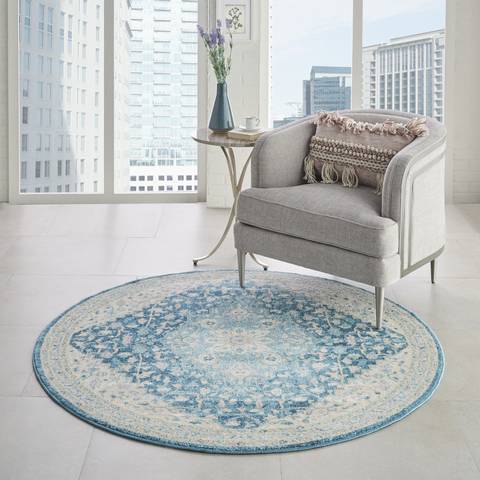 Nourison CALABAS White 43 X 63 Area Rug 805-112858 Image 1