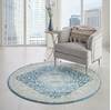 Nourison CALABAS White 43 X 63 Area Rug  805-112858 Thumb 1