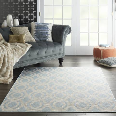 Nourison CALABAS Blue 53 X 73 Area Rug 805-112861 Image 1
