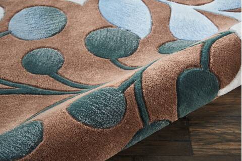Nourison Contour Brown Round 80 X 80 Area Rug 805-112874 Image 2