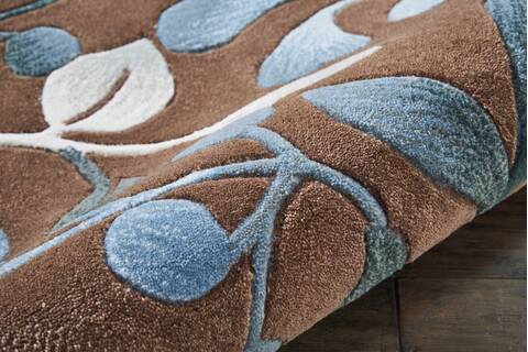 Nourison Contour Brown Runner 23 X 100 Area Rug 805-112876 Image 2