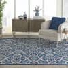 Nourison Caribbean Blue Square 710 X 710 Area Rug  805-112878 Thumb 3