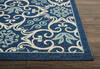 Nourison Caribbean Blue Square 53 X 53 Area Rug 805-112879 Thumb 5