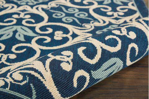 Nourison Caribbean Blue 67 X 96 Area Rug 805-112881 Image 2