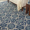 Nourison Caribbean Blue 67 X 96 Area Rug  805-112881 Thumb 4