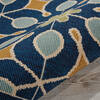 Nourison Caribbean Blue Round 40 X 40 Area Rug 805-112884 Thumb 2