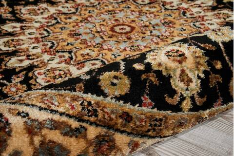 Nourison Delano Black Round 710 X 710 Area Rug 805-112893 Image 2