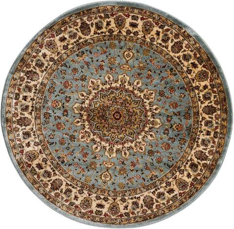 Nourison Delano Blue Round 710 X 710 Area Rug 805-112894 Image 0