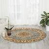 Nourison Delano Blue Round 710 X 710 Area Rug  805-112894 Thumb 3