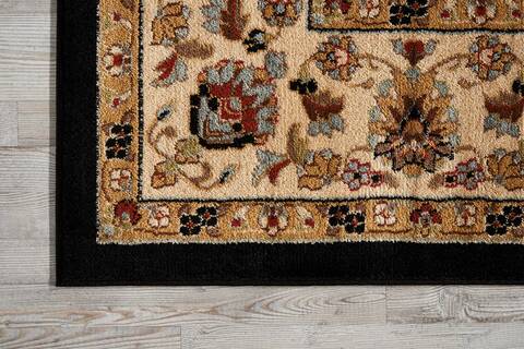 Nourison Delano Black 90 X 120 Area Rug 805-112895 Image 1