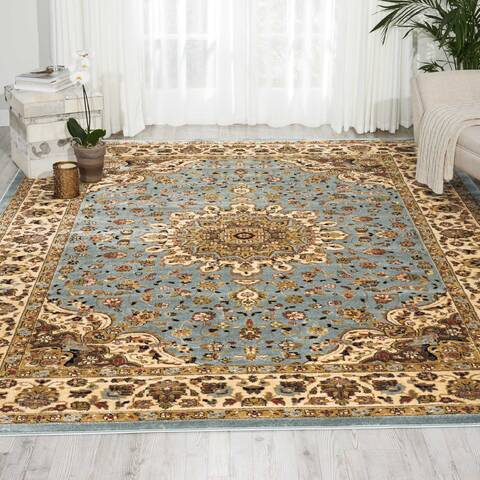 Nourison Delano Blue 90 X 120 Area Rug 805-112896 Image 3