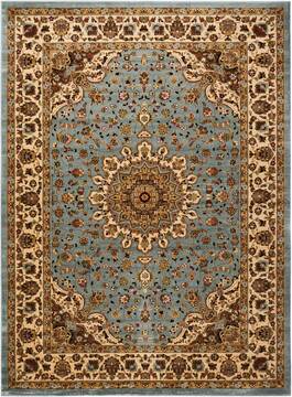 Nourison Delano Blue Rectangle 9x12 ft Polypropylene Carpet 112896