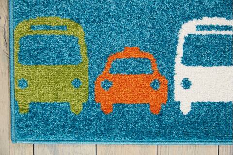 Nourison Miles Blue 52 X 70 Area Rug 805-112902 Image 1
