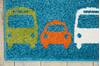 Nourison Miles Blue 52 X 70 Area Rug 805-112902 Thumb 1