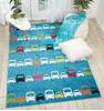 Nourison Miles Blue 52 X 70 Area Rug 805-112902 Thumb 3