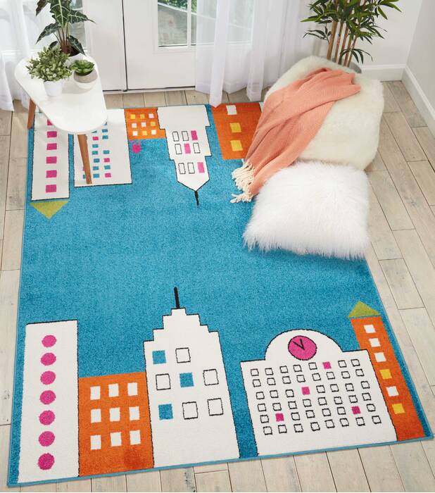 Nourison Miles Blue 40 X 60 Area Rug 805-112903 Image 3