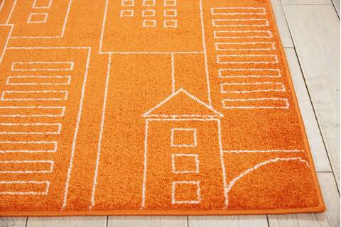 Nourison Miles Orange 40 X 60 Area Rug 805-112911 Image 4