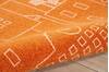 Nourison Miles Orange 40 X 60 Area Rug  805-112911 Thumb 2