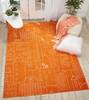 Nourison Miles Orange 40 X 60 Area Rug  805-112911 Thumb 3