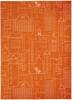 Nourison Miles Orange 40 X 60 Area Rug 805-112911 Thumb 0