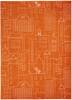 Nourison Miles Orange 40 X 60 Area Rug  805-112911 Thumb 0