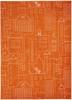 Nourison DWS02 MILES Orange 52 X 70 Area Rug  805-112912 Thumb 1