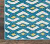 Nourison Harper Blue 22 X 39 Area Rug  805-112913 Thumb 1