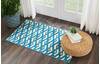 Nourison Harper Blue 22 X 39 Area Rug  805-112913 Thumb 3