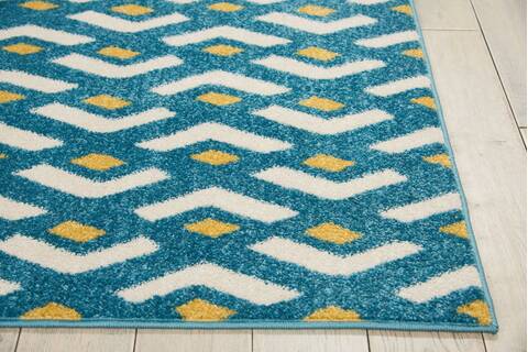 Nourison Harper Blue 40 X 60 Area Rug 805-112914 Image 4