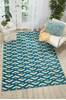 Nourison Harper Blue 40 X 60 Area Rug  805-112914 Thumb 3