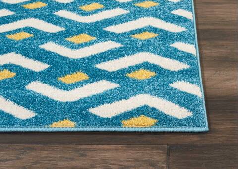 Nourison Harper Blue 80 X 100 Area Rug 805-112916 Image 4