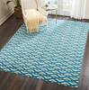 Nourison Harper Blue 80 X 100 Area Rug  805-112916 Thumb 3