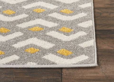 Nourison Harper Grey 22 X 39 Area Rug 805-112917 Image 4