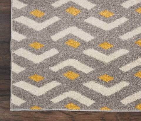 Nourison Harper Grey 80 X 100 Area Rug 805-112920 Image 1