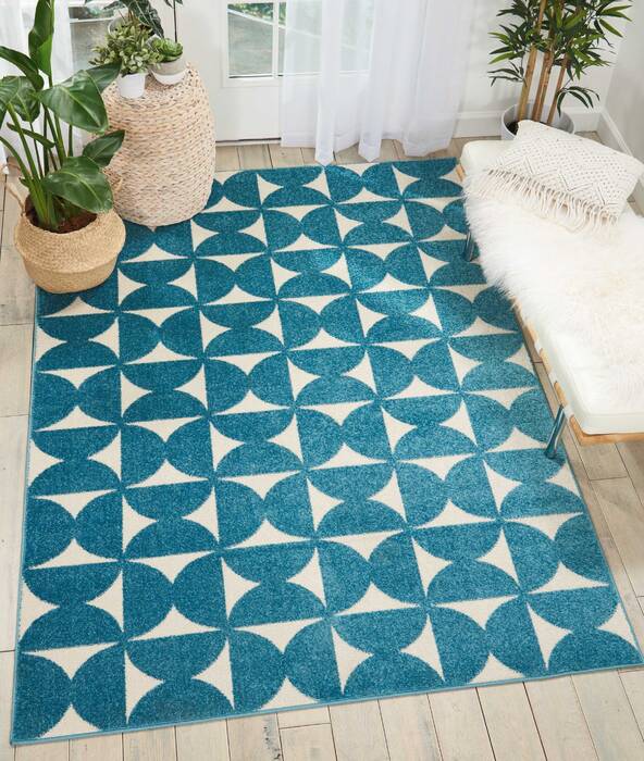 Nourison Harper Blue 40 X 60 Area Rug 805-112924 Image 3