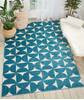 Nourison Harper Blue 40 X 60 Area Rug  805-112924 Thumb 3