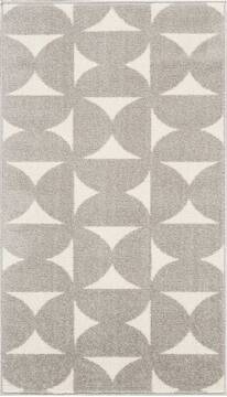 Nourison Harper Grey Rectangle 2x4 ft Polypropylene Carpet 112927