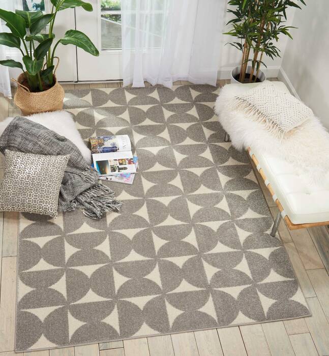 Nourison Harper Grey 40 X 60 Area Rug 805-112928 Image 3