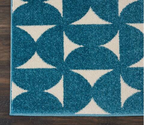 Nourison Harper Blue Runner 22 X 76 Area Rug 805-112939 Image 1