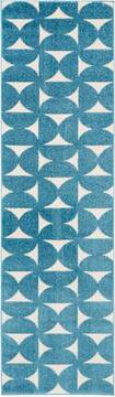 Nourison Harper Blue Runner 2'2" X 7'6" Area Rug  805-112939