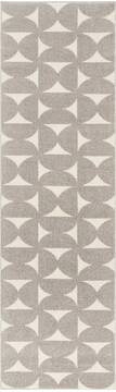 Nourison Harper Grey Runner 6 to 9 ft Polypropylene Carpet 112940