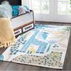 Nourison Bailey Blue 23 X 39 Area Rug 805-112946 Thumb 3