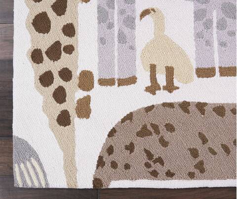 Nourison Bailey Grey 36 X 56 Area Rug 805-112949 Image 1