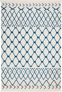 Nourison Kamala White Rectangle 4x6 ft Polypropylene Carpet 112951